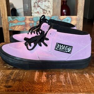 Vans Half Cab PopCush Lavender and Black Sneakers